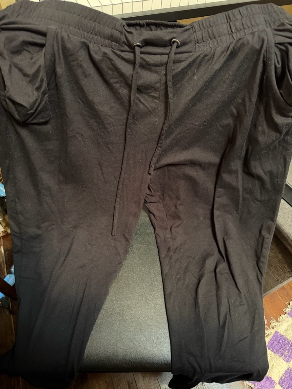 Black Jogger Sweatpants